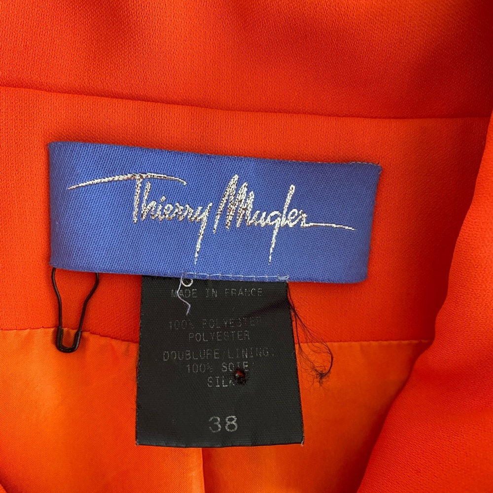 Thierry Mugler orange jacket vintage❤️ - Picture 3 of 16